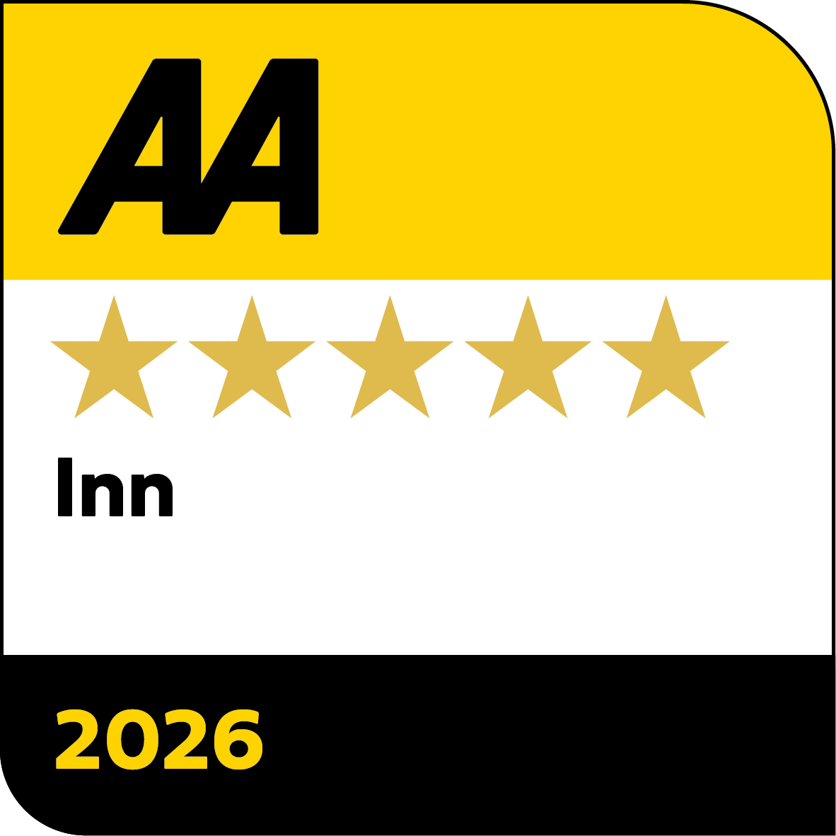 AA Five Star Gold Inn Award